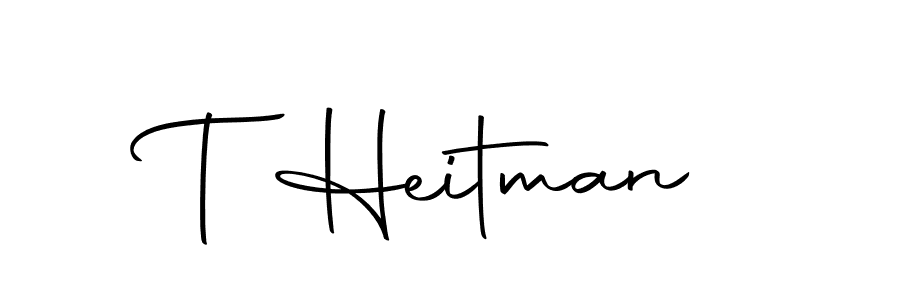 Design your own signature with our free online signature maker. With this signature software, you can create a handwritten (Autography-DOLnW) signature for name T Heitman. T Heitman signature style 10 images and pictures png