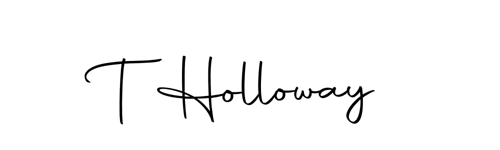 Create a beautiful signature design for name T Holloway. With this signature (Autography-DOLnW) fonts, you can make a handwritten signature for free. T Holloway signature style 10 images and pictures png