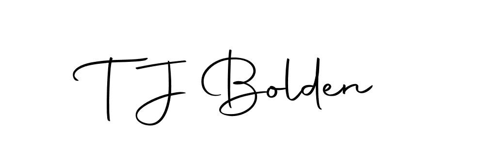 Make a beautiful signature design for name T J Bolden. With this signature (Autography-DOLnW) style, you can create a handwritten signature for free. T J Bolden signature style 10 images and pictures png