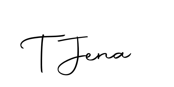 Similarly Autography-DOLnW is the best handwritten signature design. Signature creator online .You can use it as an online autograph creator for name T Jena. T Jena signature style 10 images and pictures png