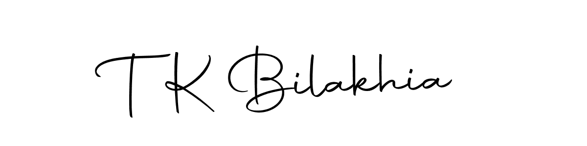 Also we have T K Bilakhia name is the best signature style. Create professional handwritten signature collection using Autography-DOLnW autograph style. T K Bilakhia signature style 10 images and pictures png