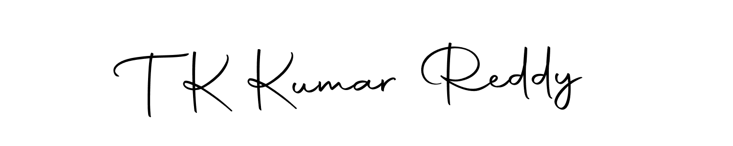 Autography-DOLnW is a professional signature style that is perfect for those who want to add a touch of class to their signature. It is also a great choice for those who want to make their signature more unique. Get T K Kumar Reddy name to fancy signature for free. T K Kumar Reddy signature style 10 images and pictures png