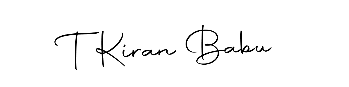 Similarly Autography-DOLnW is the best handwritten signature design. Signature creator online .You can use it as an online autograph creator for name T Kiran Babu. T Kiran Babu signature style 10 images and pictures png