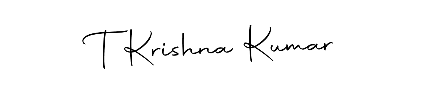 Make a beautiful signature design for name T Krishna Kumar. Use this online signature maker to create a handwritten signature for free. T Krishna Kumar signature style 10 images and pictures png