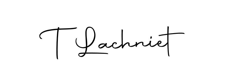 You can use this online signature creator to create a handwritten signature for the name T Lachniet. This is the best online autograph maker. T Lachniet signature style 10 images and pictures png