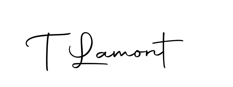 Also we have T Lamont name is the best signature style. Create professional handwritten signature collection using Autography-DOLnW autograph style. T Lamont signature style 10 images and pictures png