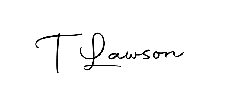 Autography-DOLnW is a professional signature style that is perfect for those who want to add a touch of class to their signature. It is also a great choice for those who want to make their signature more unique. Get T Lawson name to fancy signature for free. T Lawson signature style 10 images and pictures png