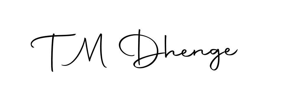 Here are the top 10 professional signature styles for the name T M Dhenge. These are the best autograph styles you can use for your name. T M Dhenge signature style 10 images and pictures png