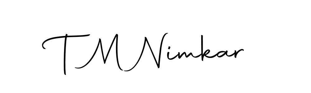 Here are the top 10 professional signature styles for the name T M Nimkar. These are the best autograph styles you can use for your name. T M Nimkar signature style 10 images and pictures png