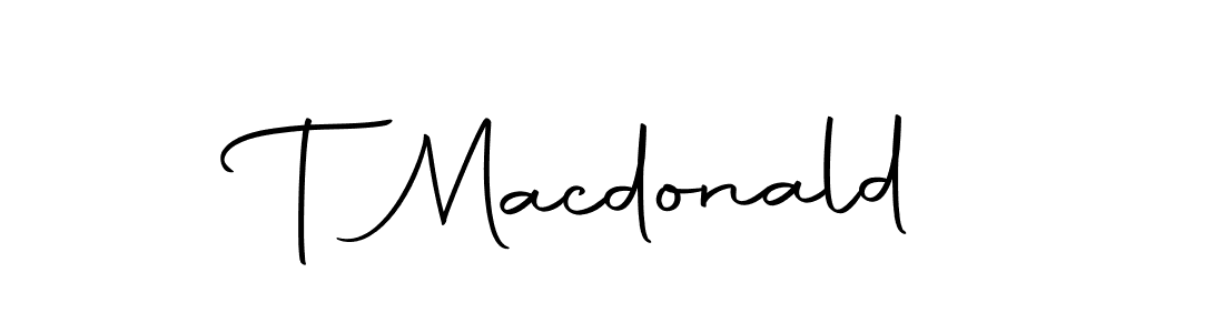 Design your own signature with our free online signature maker. With this signature software, you can create a handwritten (Autography-DOLnW) signature for name T Macdonald. T Macdonald signature style 10 images and pictures png