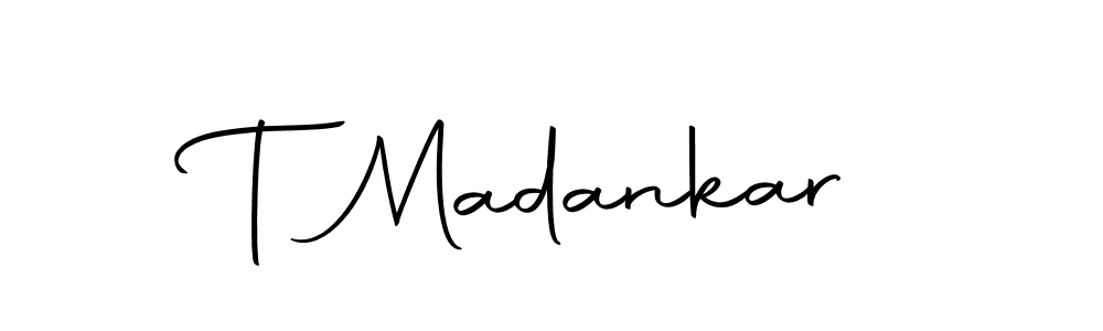 You can use this online signature creator to create a handwritten signature for the name T Madankar. This is the best online autograph maker. T Madankar signature style 10 images and pictures png