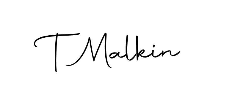 Use a signature maker to create a handwritten signature online. With this signature software, you can design (Autography-DOLnW) your own signature for name T Malkin. T Malkin signature style 10 images and pictures png
