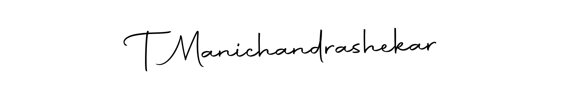 Make a beautiful signature design for name T Manichandrashekar. With this signature (Autography-DOLnW) style, you can create a handwritten signature for free. T Manichandrashekar signature style 10 images and pictures png