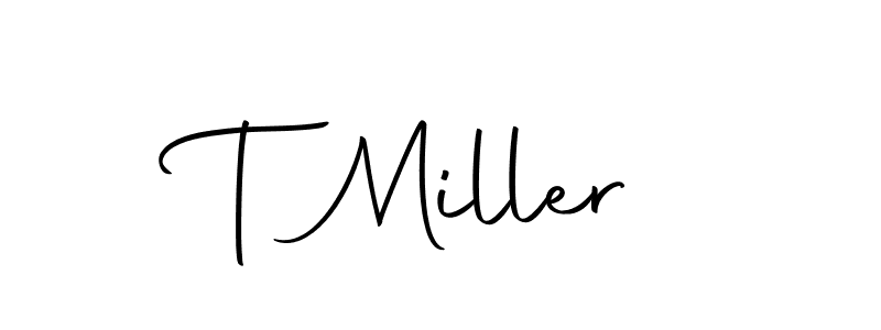The best way (Autography-DOLnW) to make a short signature is to pick only two or three words in your name. The name T Miller include a total of six letters. For converting this name. T Miller signature style 10 images and pictures png