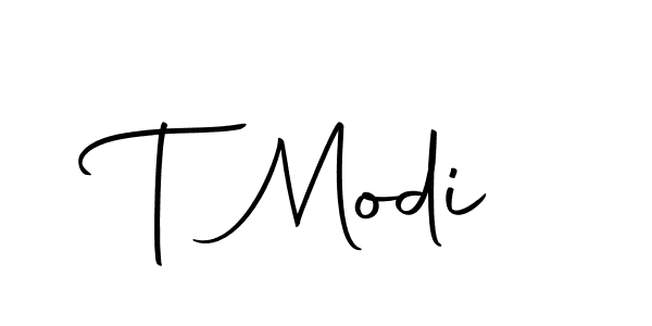The best way (Autography-DOLnW) to make a short signature is to pick only two or three words in your name. The name T Modi include a total of six letters. For converting this name. T Modi signature style 10 images and pictures png