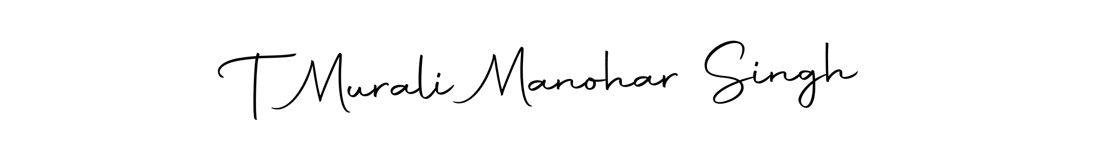 How to Draw T Murali Manohar Singh signature style? Autography-DOLnW is a latest design signature styles for name T Murali Manohar Singh. T Murali Manohar Singh signature style 10 images and pictures png