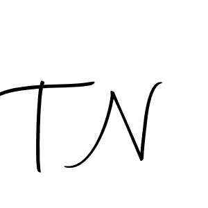 The best way (Autography-DOLnW) to make a short signature is to pick only two or three words in your name. The name T N include a total of six letters. For converting this name. T N signature style 10 images and pictures png