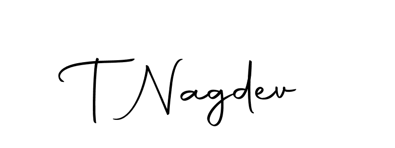 T Nagdev stylish signature style. Best Handwritten Sign (Autography-DOLnW) for my name. Handwritten Signature Collection Ideas for my name T Nagdev. T Nagdev signature style 10 images and pictures png