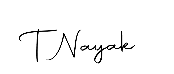 Also we have T Nayak name is the best signature style. Create professional handwritten signature collection using Autography-DOLnW autograph style. T Nayak signature style 10 images and pictures png