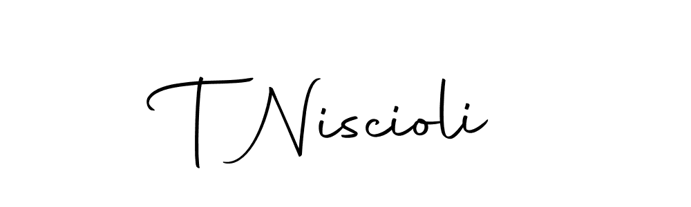 if you are searching for the best signature style for your name T Niscioli. so please give up your signature search. here we have designed multiple signature styles  using Autography-DOLnW. T Niscioli signature style 10 images and pictures png