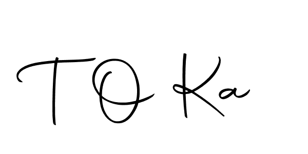 Create a beautiful signature design for name T O Ka. With this signature (Autography-DOLnW) fonts, you can make a handwritten signature for free. T O Ka signature style 10 images and pictures png