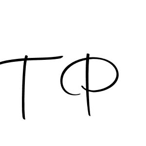 The best way (Autography-DOLnW) to make a short signature is to pick only two or three words in your name. The name T P include a total of six letters. For converting this name. T P signature style 10 images and pictures png