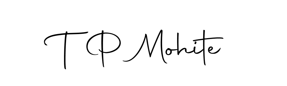 Make a beautiful signature design for name T P Mohite. Use this online signature maker to create a handwritten signature for free. T P Mohite signature style 10 images and pictures png