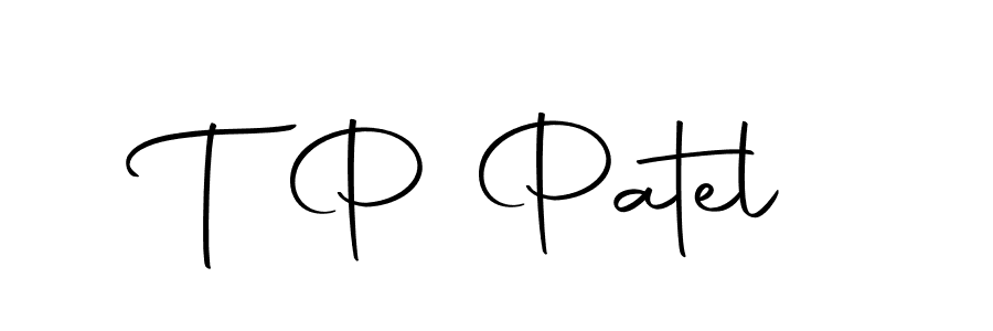 The best way (Autography-DOLnW) to make a short signature is to pick only two or three words in your name. The name T P Patel include a total of six letters. For converting this name. T P Patel signature style 10 images and pictures png