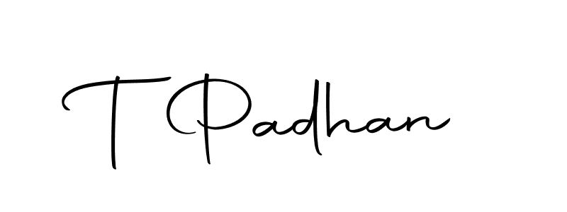 How to make T Padhan signature? Autography-DOLnW is a professional autograph style. Create handwritten signature for T Padhan name. T Padhan signature style 10 images and pictures png