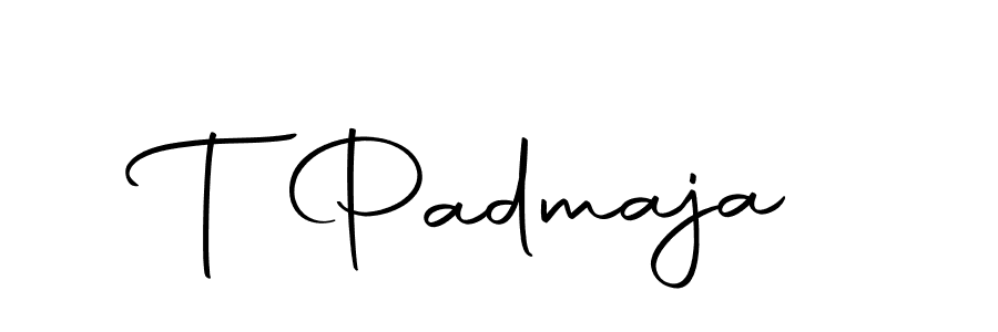 Here are the top 10 professional signature styles for the name T Padmaja. These are the best autograph styles you can use for your name. T Padmaja signature style 10 images and pictures png
