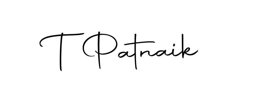 Design your own signature with our free online signature maker. With this signature software, you can create a handwritten (Autography-DOLnW) signature for name T Patnaik. T Patnaik signature style 10 images and pictures png