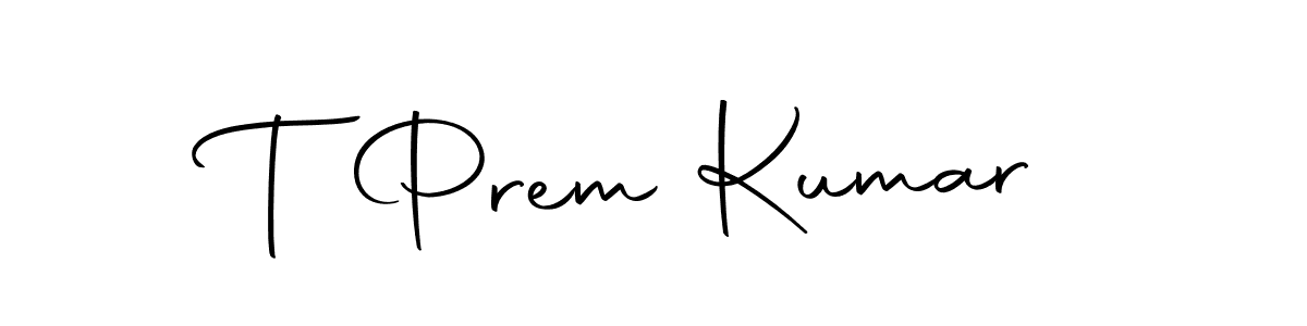 You can use this online signature creator to create a handwritten signature for the name T Prem Kumar. This is the best online autograph maker. T Prem Kumar signature style 10 images and pictures png