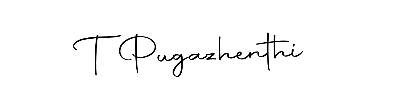 Use a signature maker to create a handwritten signature online. With this signature software, you can design (Autography-DOLnW) your own signature for name T Pugazhenthi. T Pugazhenthi signature style 10 images and pictures png