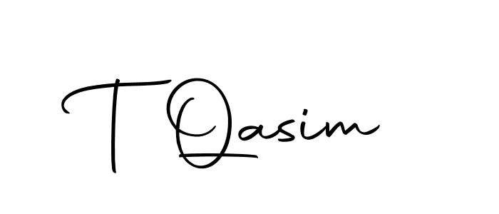 The best way (Autography-DOLnW) to make a short signature is to pick only two or three words in your name. The name T Qasim include a total of six letters. For converting this name. T Qasim signature style 10 images and pictures png