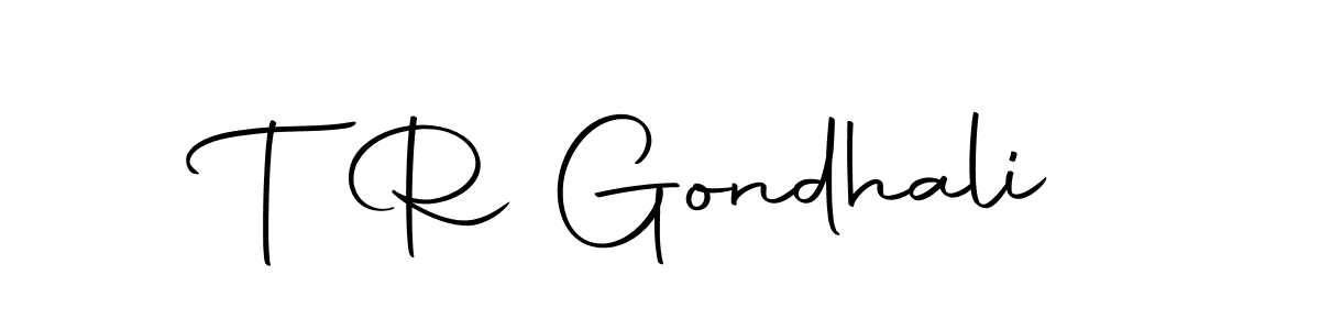 Similarly Autography-DOLnW is the best handwritten signature design. Signature creator online .You can use it as an online autograph creator for name T R Gondhali. T R Gondhali signature style 10 images and pictures png