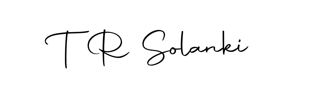 How to make T R Solanki signature? Autography-DOLnW is a professional autograph style. Create handwritten signature for T R Solanki name. T R Solanki signature style 10 images and pictures png