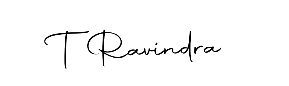 You should practise on your own different ways (Autography-DOLnW) to write your name (T Ravindra) in signature. don't let someone else do it for you. T Ravindra signature style 10 images and pictures png
