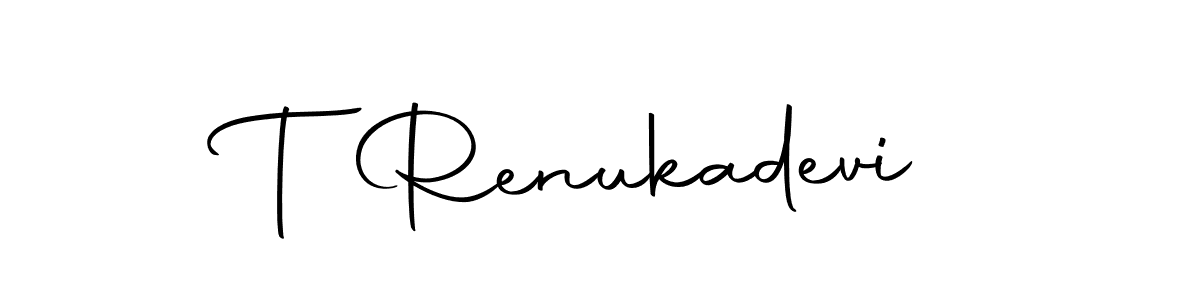 Design your own signature with our free online signature maker. With this signature software, you can create a handwritten (Autography-DOLnW) signature for name T Renukadevi. T Renukadevi signature style 10 images and pictures png