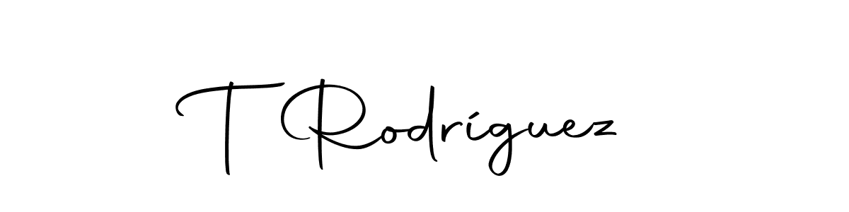 Design your own signature with our free online signature maker. With this signature software, you can create a handwritten (Autography-DOLnW) signature for name T Rodríguez. T Rodríguez signature style 10 images and pictures png