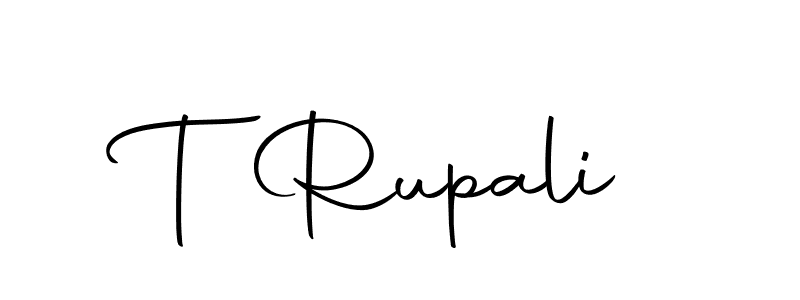Make a beautiful signature design for name T Rupali. Use this online signature maker to create a handwritten signature for free. T Rupali signature style 10 images and pictures png