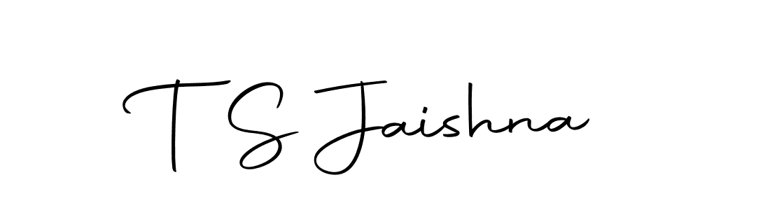 How to make T S Jaishna signature? Autography-DOLnW is a professional autograph style. Create handwritten signature for T S Jaishna name. T S Jaishna signature style 10 images and pictures png