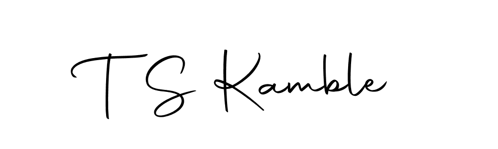 How to make T S Kamble name signature. Use Autography-DOLnW style for creating short signs online. This is the latest handwritten sign. T S Kamble signature style 10 images and pictures png