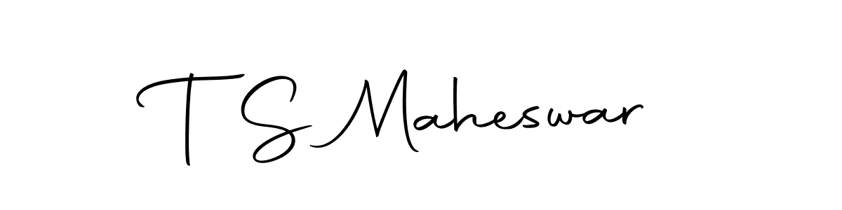 Make a short T S Maheswar signature style. Manage your documents anywhere anytime using Autography-DOLnW. Create and add eSignatures, submit forms, share and send files easily. T S Maheswar signature style 10 images and pictures png