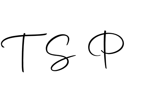 Create a beautiful signature design for name T S P. With this signature (Autography-DOLnW) fonts, you can make a handwritten signature for free. T S P signature style 10 images and pictures png