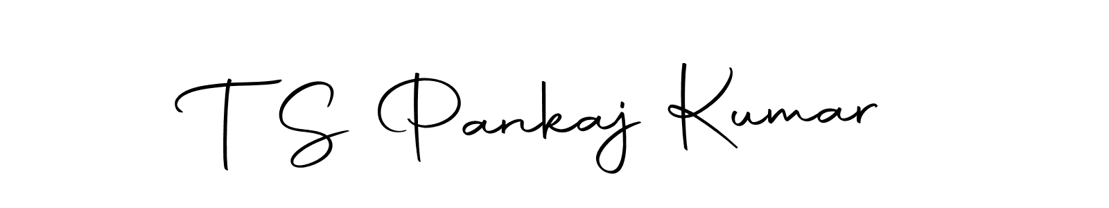 You should practise on your own different ways (Autography-DOLnW) to write your name (T S Pankaj Kumar) in signature. don't let someone else do it for you. T S Pankaj Kumar signature style 10 images and pictures png