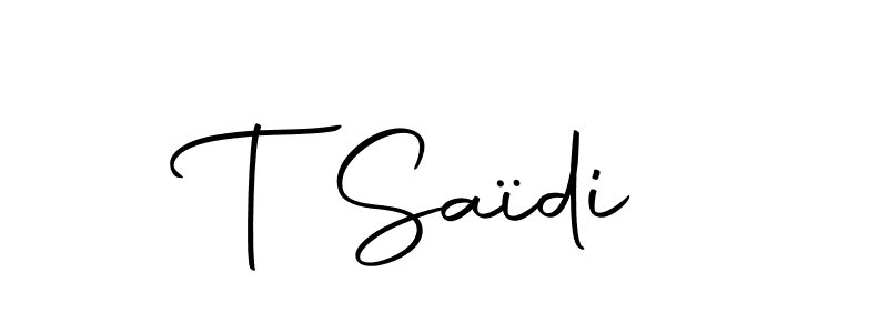 How to Draw T Saïdi signature style? Autography-DOLnW is a latest design signature styles for name T Saïdi. T Saïdi signature style 10 images and pictures png