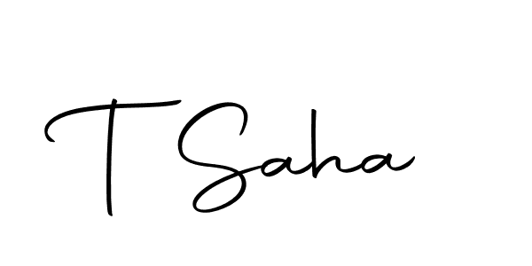 Use a signature maker to create a handwritten signature online. With this signature software, you can design (Autography-DOLnW) your own signature for name T Saha. T Saha signature style 10 images and pictures png