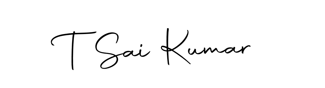 Design your own signature with our free online signature maker. With this signature software, you can create a handwritten (Autography-DOLnW) signature for name T Sai Kumar. T Sai Kumar signature style 10 images and pictures png