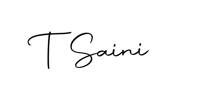 Here are the top 10 professional signature styles for the name T Saini. These are the best autograph styles you can use for your name. T Saini signature style 10 images and pictures png