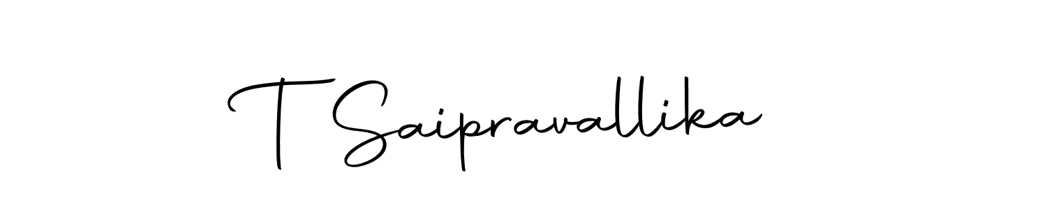 Here are the top 10 professional signature styles for the name T Saipravallika. These are the best autograph styles you can use for your name. T Saipravallika signature style 10 images and pictures png